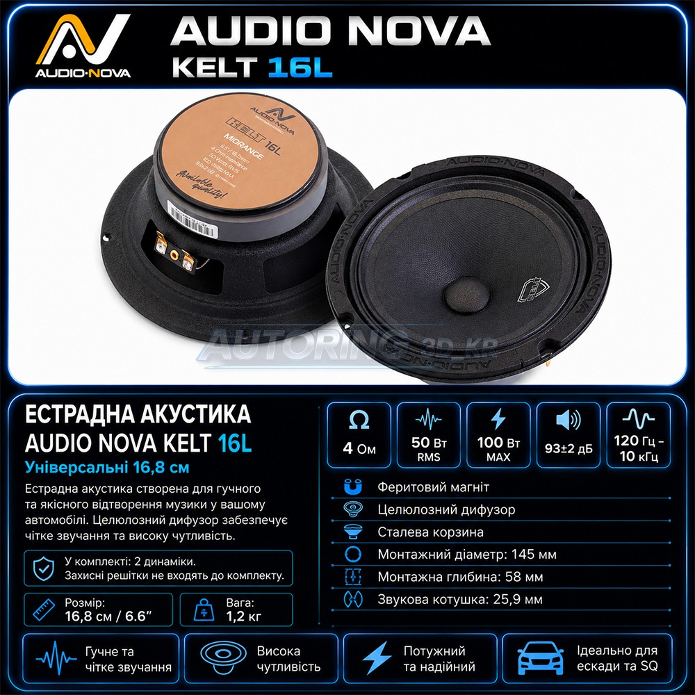 Естрадна акустика AUDIO NOVA KELT 16L