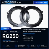 Проставки під динаміки 165 мм/6,5" RG250 для автомобілів Audi