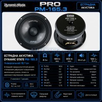 Естрадна акустика Dynamic State PRO PM-165.3