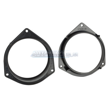 Проставки под динамики 130 мм / 5.25" ACV 271230-09 для автомобилей Citroen, Peugeot, Opel, Fiat, Ford