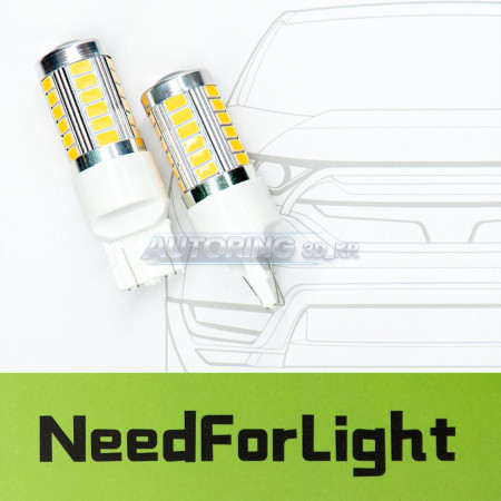 Автомобильные LED лампы NFL Flame 7440 Amber (2 шт.)
