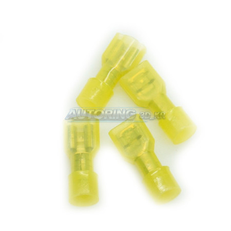 Наконечник «мама» UAudio FEMS 3-5/6,35x0,8 Yellow silicon