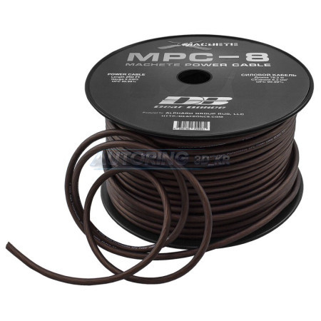 Кабель силовой Deaf Bonce MPC-8GA (Black)