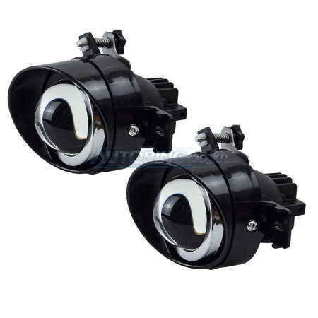 Светодиодная линза в фары DriveX FOG BiLED HL3 Nissan 3Color 3.0" 3/4.3/6K 3-цветная
