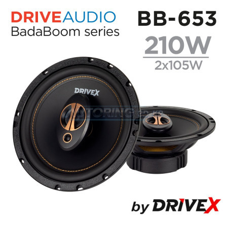 Коаксиальная акустика DriveX BB-653 16,5 см