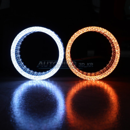 Маска Sigma LED i5 W+Y 2,5" (комплект-2шт.)
